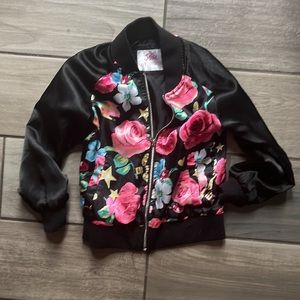 Cute! Floral Justice jacket size 6-7
